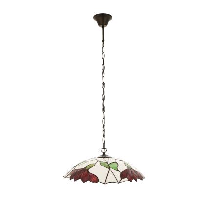 Endon 112246 - Κρεμαστό φωτιστικό με αλυσίδα Tiffany BOTANICA 1xE27/60W/230V Ø 45 cm