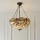 Endon 112251 - Πολυέλαιος με αλυσίδα Tiffany DRAGONFLY 3xE27/60W/230V, Ø 50 cm