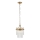 Endon 112572 - Κρεμαστό φωτιστικό με αλυσίδα MARIETTA 1xE27/10W/230V ορείχαλκος/διάφανο