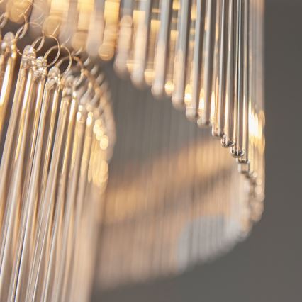 Endon 112576 - Κρεμαστό φωτιστικό οροφής MARIETTA 16xE14/6W/230V ορείχαλκος/διαφανές