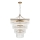 Endon 112576 - Κρεμαστό φωτιστικό οροφής MARIETTA 16xE14/6W/230V ορείχαλκος/διαφανές