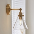 Endon 112861 - Επιτοίχιο σποτ φωτιστικό HARLOW 1xE14/7W/230V, χρυσό