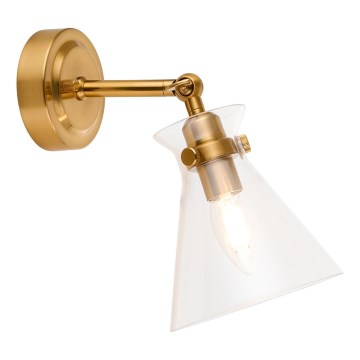 Endon 112861 - Επιτοίχιο σποτ φωτιστικό HARLOW 1xE14/7W/230V, χρυσό