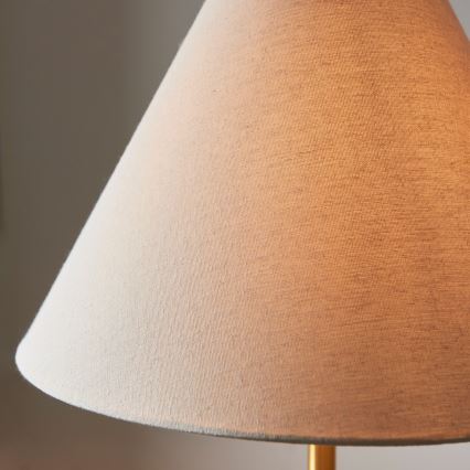 Endon 114209 - Φωτιστικό δαπέδου 1xE27/10W/230V μπεζ/χρυσό