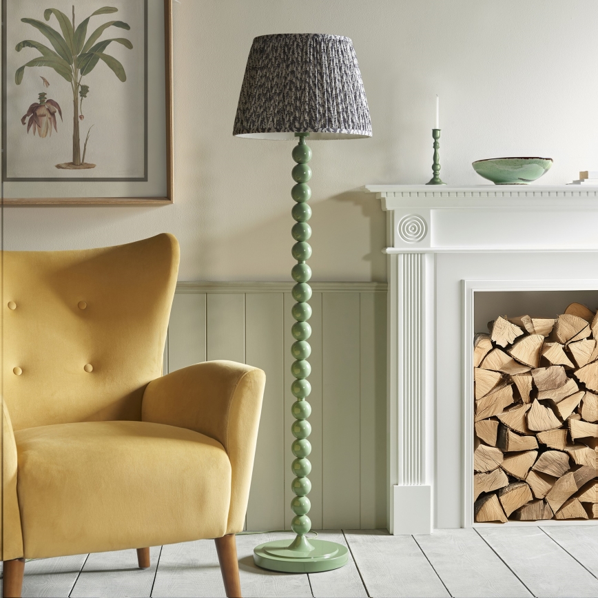 Endon 114634 - Επιδαπέδιο φωτιστικό HIGGLEDY 1xE27/10W/230V πράσινο/γκρι