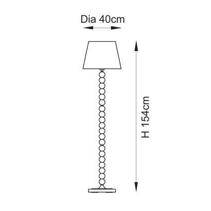 Endon 114634 - Επιδαπέδιο φωτιστικό HIGGLEDY 1xE27/10W/230V πράσινο/γκρι