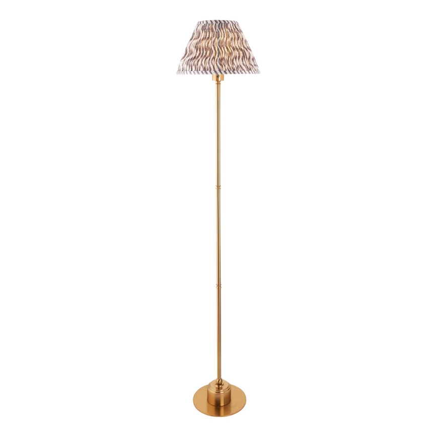 Endon 114785 - LED Dimmable επαναφορτιζόμενο φωτιστικό δαπέδου BURLEY LED/1,5W/5V ορείχαλκος/γκρι