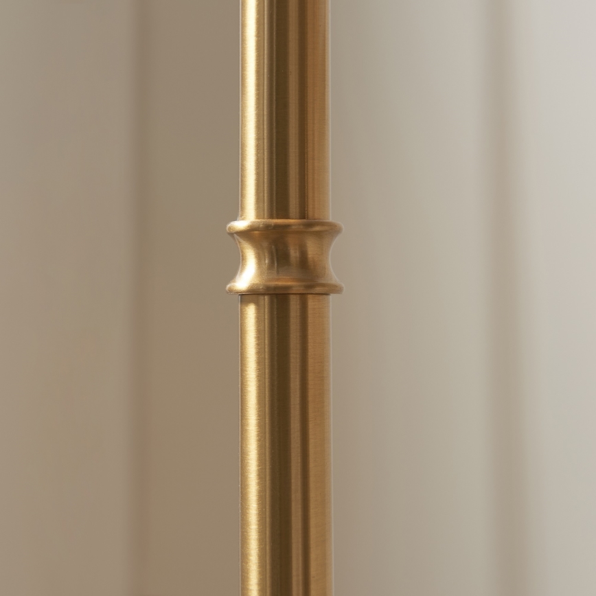 Endon 114785 - LED Dimmable επαναφορτιζόμενο φωτιστικό δαπέδου BURLEY LED/1,5W/5V ορείχαλκος/γκρι