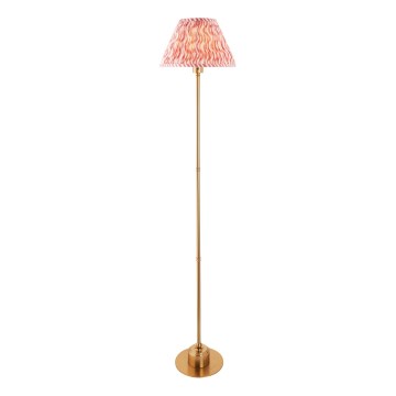 Endon 114786 - LED Dimmable επαναφορτιζόμενο φωτιστικό δαπέδου BURLEY LED/1,5W/5V ορείχαλκος/ροζ