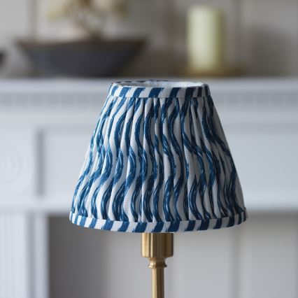 Endon 114796 - LED Dimmable επαναφορτιζόμενο επιτραπέζιο φωτιστικό	 BURLEY LED/1,5W/5V 3600 mAh ορείχαλκος/μπλε