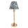 Endon 114796 - LED Dimmable επαναφορτιζόμενο επιτραπέζιο φωτιστικό	 BURLEY LED/1,5W/5V ορείχαλκος/μπλε