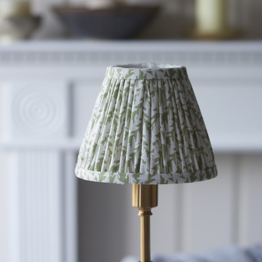 Endon 114800 - LED Dimmable επαναφορτιζόμενο επιτραπέζιο φωτιστικό	 BURLEY LED/1,5W/5V ορείχαλκος/πράσινο