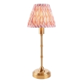 Endon 114804 - LED Dimmable επαναφορτιζόμενο επιτραπέζιο φωτιστικό	 BURLEY LED/1,5W/5V 3600 mAh ορείχαλκος/ροζ