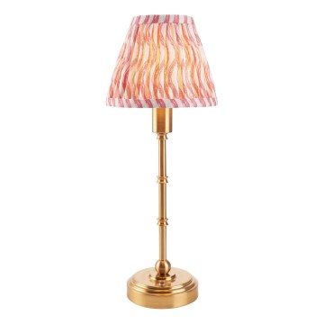 Endon 114804 - LED Dimmable επαναφορτιζόμενο επιτραπέζιο φωτιστικό	 BURLEY LED/1,5W/5V ορείχαλκος/ροζ