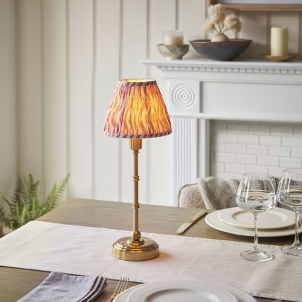 Endon 114804 - LED Dimmable επαναφορτιζόμενο επιτραπέζιο φωτιστικό	 BURLEY LED/1,5W/5V ορείχαλκος/ροζ