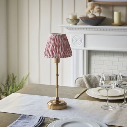 Endon 114804 - LED Dimmable επαναφορτιζόμενο επιτραπέζιο φωτιστικό	 BURLEY LED/1,5W/5V ορείχαλκος/ροζ