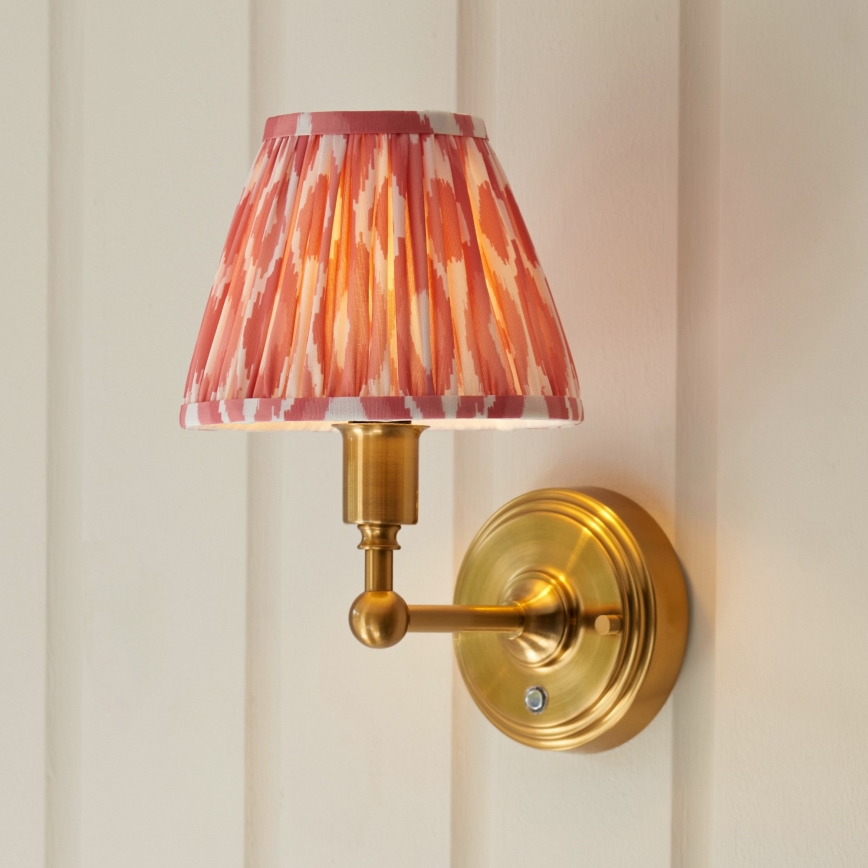 Endon 114817 - LED Dimming επαναφορτιζόμενο τοίχου φωτιστικό BURLEY LED/1,5W/5V ορείχαλκος/ροζ