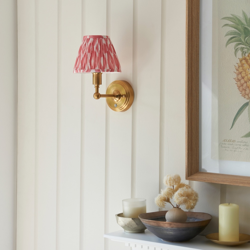 Endon 114817 - LED Dimming επαναφορτιζόμενο τοίχου φωτιστικό BURLEY LED/1,5W/5V ορείχαλκος/ροζ