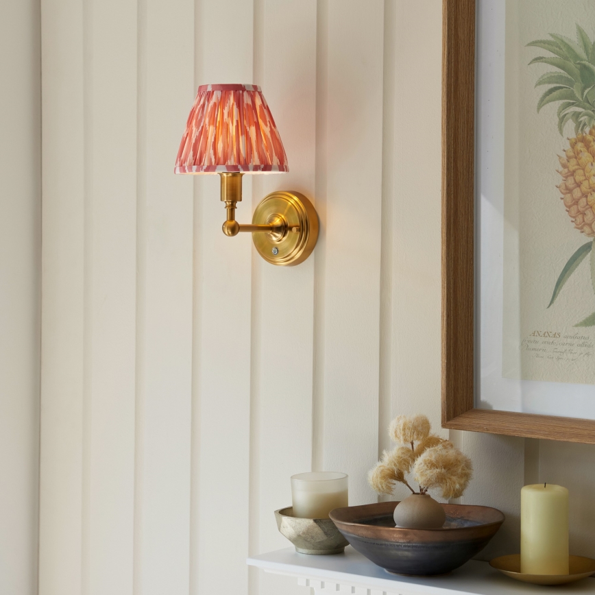 Endon 114817 - LED Dimming επαναφορτιζόμενο τοίχου φωτιστικό BURLEY LED/1,5W/5V ορείχαλκος/ροζ