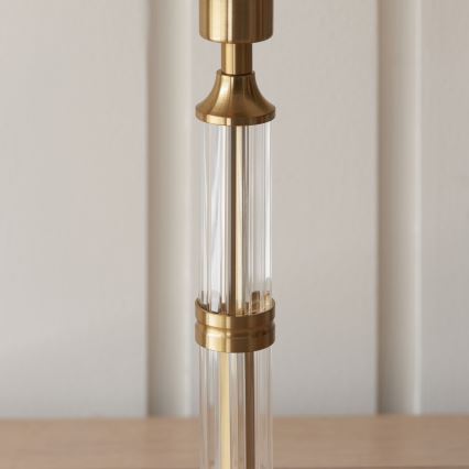 Endon 114838 - LED Dimmable επαναφορτιζόμενο επιτραπέζιο φωτιστικό	 MORTON LED/1,5W/5V 3600 mAh ορείχαλκος/πράσινο