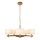 Endon 116994 - Κρεμαστό φωτιστικό με αλυσίδα HEATHCLIFF 5xE14/7W/230V ορείχαλκος/ξύλο φράξου