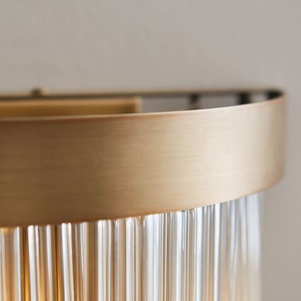 Endon 119125 - Επιτοίχιο φωτιστικό CLERMONT 2xE14/6W/230V από ορείχαλκο