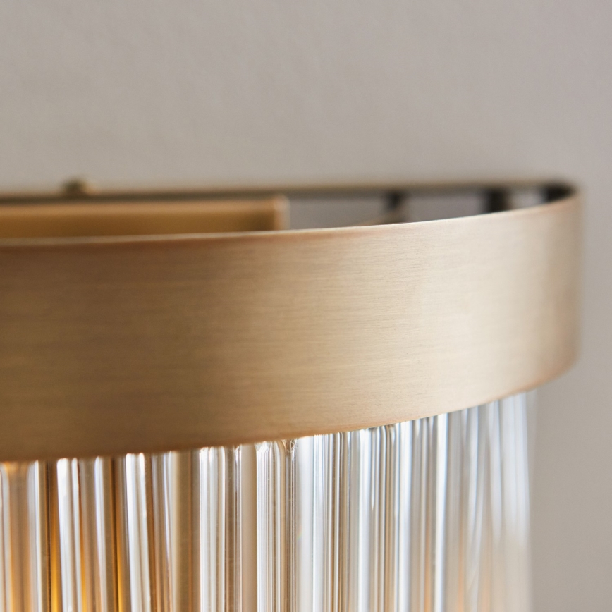 Endon 119125 - Επιτοίχιο φωτιστικό CLERMONT 2xE14/6W/230V από ορείχαλκο