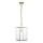 Endon 119141 - Φωτιστικό οροφής με αλυσίδα HAMMOND 1xE27/10W/230V 21,5x21,5 cm ορείχαλκος