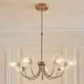 Endon 119224 - Πολυέλαιος σε καλώδιο HAGUE 7xG9/5W/230V με φινίρισμα ορείχαλκου