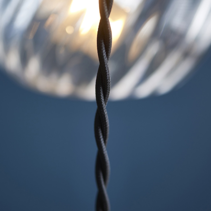 Endon 119435 - Κρεμαστό φωτιστικό σε καλώδιο ALLEGRA 5xE14/7W/230V, μπρούτζινο