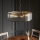 Endon 119455 - Κρεμαστός πολυέλαιος RIDGETON 8xE14/7W/230V μπρούτζινος