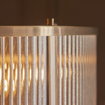 Endon 119455 - Κρεμαστός πολυέλαιος RIDGETON 8xE14/7W/230V μπρούτζινος