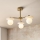 Endon 120036 - Κρεμαστό φωτιστικό σε ράβδο CERCHIO 3xG9/5W/230V ορείχαλκος