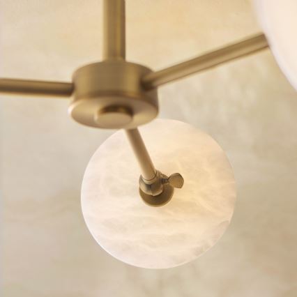 Endon 120036 - Κρεμαστό φωτιστικό σε ράβδο CERCHIO 3xG9/5W/230V ορείχαλκος