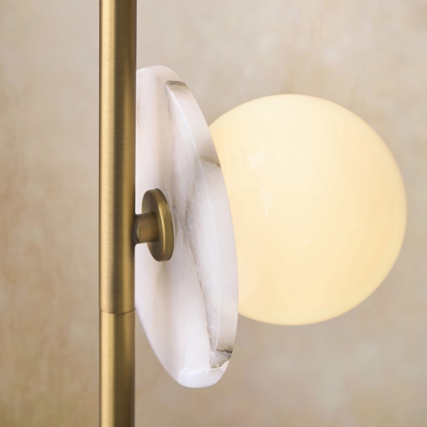 Endon 120042 - Επιδαπέδιο φωτιστικό CERCHIO 3xG9/5W/230V ορείχαλκο