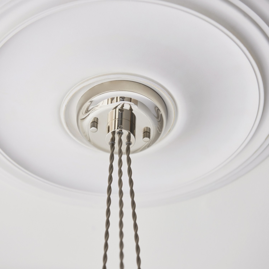 Endon 120652 - Κρεμαστό φωτιστικό με καλώδιο, 3xE27/10W/230V, σε γυαλιστερό χρώμιο