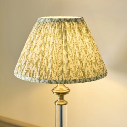 Endon 122515 - Επιτραπέζιο φωτιστικό AVEBURY 1xE27/10W/230V μπρούτζινο/πράσινο