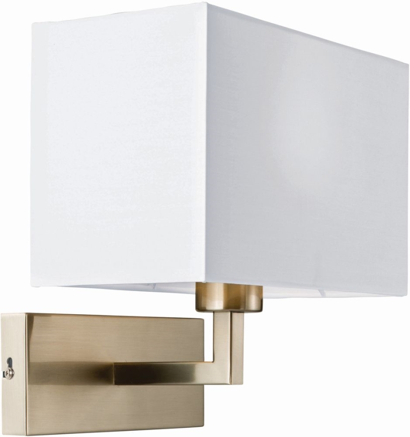 Endon 61604 - Φωτιστικό τοίχου PICCOLO 1xE27/10W/230V λευκό/ματ χρώμιο