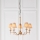 Endon 63627 - Πολυέλαιος με αλυσίδα STANFORD 5xE14/40W/230V ορείχαλκος/μπεζ