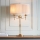 Endon 63648 - Επιτραπέζιο φωτιστικό STANFORD 2xE14/40W/230V ορείχαλκος/μπεζ
