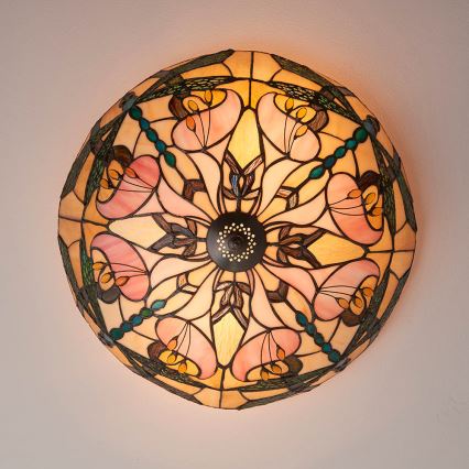 Endon 63922 - Φωτιστικό οροφής ASHTON 2xE27/60W/230V διάμετρος 45 cm
