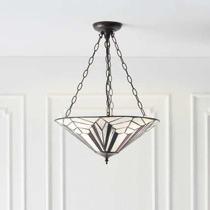 Endon 63936 - Κρεμαστό φωτιστικό οροφής ASTORIA 3xE27/60W/230V διάμετρος 48 cm
