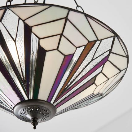 Endon 63936 - Κρεμαστό φωτιστικό οροφής ASTORIA 3xE27/60W/230V διάμετρος 48 cm