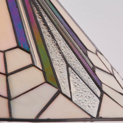 Endon 63937 - Κρεμαστό φωτιστικό με αλυσίδα Tiffany ASTORIA 1xE27/60W/230V διάμ. 40 εκ.