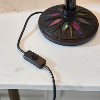 Endon 63939 - Επιτραπέζιο φωτιστικό Tiffany ASTORIA 2xE27/60W/230V Ø 40 εκ.