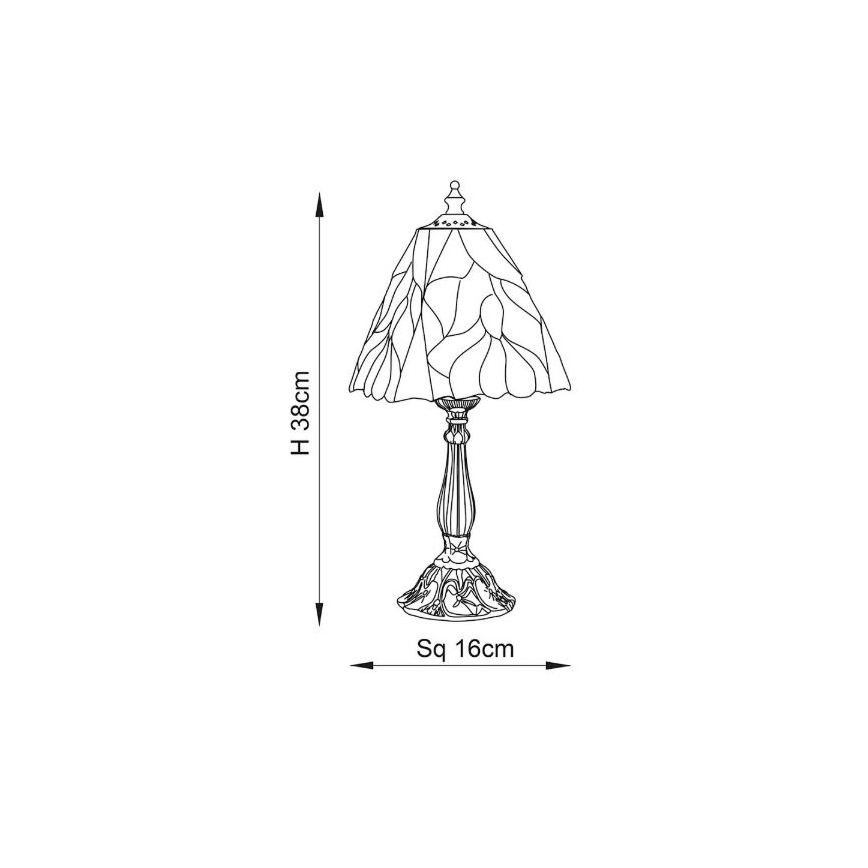 Endon 63963 - Eπιτραπέζιο φωτιστικό BOTANICA 1xE14/40W/230V διάμετρος 16 cm