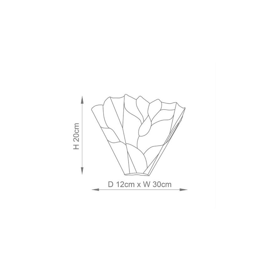 Endon 63964 - Φωτιστικό τοίχου BOTANICA 1xE14/40W/230V