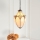 Endon 63974 - Κρεμαστό φωτιστικό σε αλυσίδα BROOKLYN 1xE27/60W/230V καφέ