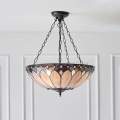 Endon 63976 - Πολυέλαιος με αλυσίδα Tiffany BROOKLYN 3xE27/60W/230V Ø 50 cm