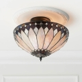 Endon 63978 - Επιφανειακό φωτιστικό οροφής Tiffany BROOKLYN 3xE27/60W/230V Ø 40 cm